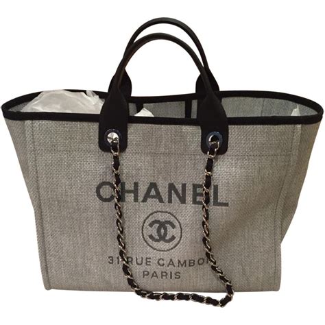 bolsa chanel gris